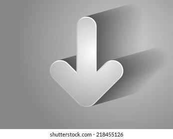 Vektorsymbol-Pfeilillustration