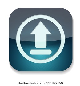 a vector icon with arrow inside