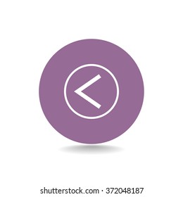 Vector icon arrow leftward