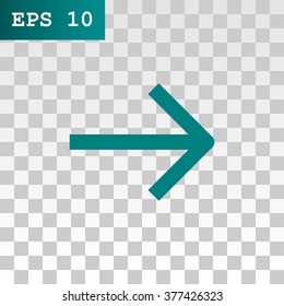 Vector icon arrow to the right