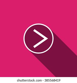 Vector icon arrow to the right