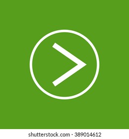 Vector icon arrow to the right