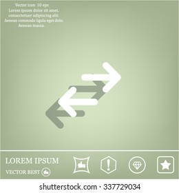 Vector icon arrows