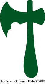 Vector icon of an axe