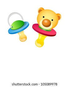 Vector icon baby toy