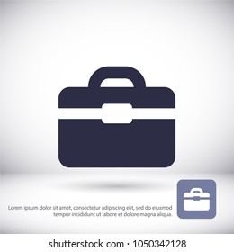 Vector icon bag 10 EPS