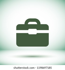 Vector icon bag 10 EPS