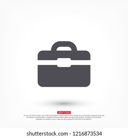 Vector icon bag 10 EPS