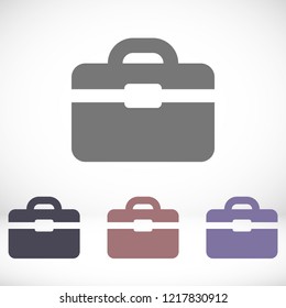 Vector icon bag 10 EPS