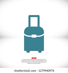 Vector icon bag 10 EPS
