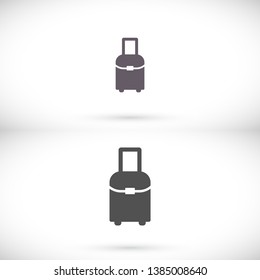 Vector icon bag 10 EPS . Lorem Ipsum Illustration design