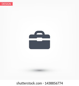 Vector icon bag 10 EPS . Lorem Ipsum Illustration design
