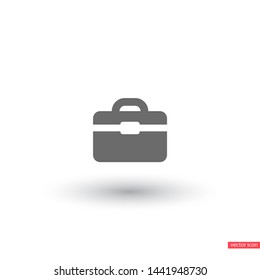 Vector icon bag 10 EPS . Lorem Ipsum Illustration design