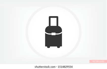 Vector icon bag 10 EPS . Lorem Ipsum Illustration design