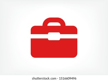 Vector icon bag 10 EPS . Lorem Ipsum Illustration design