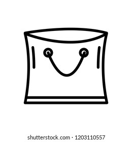 Vector icon for bag