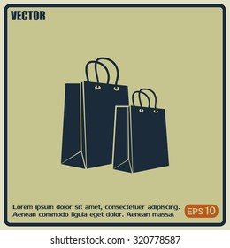 Vector icon bag