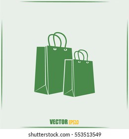 Bolsa de iconos del vector