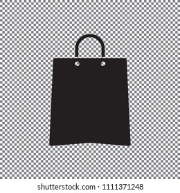 Vector icon bag on a transparent background