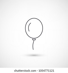 Vector icon balloon inflatable 10 EPS
