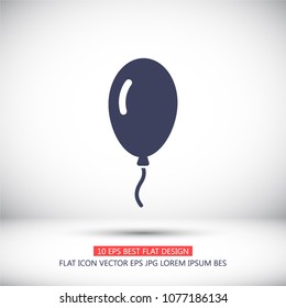 Vector icon balloon inflatable 10 EPS