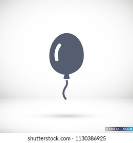 Vector icon balloon inflatable 10 EPS