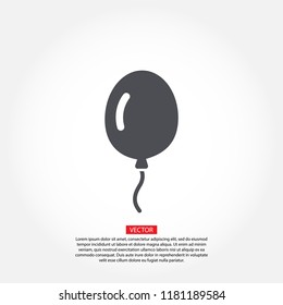 Vector icon balloon inflatable 10 EPS