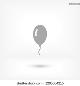 Vector icon balloon inflatable 10 EPS