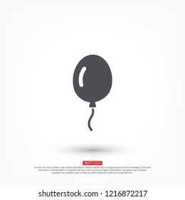 Vector icon balloon inflatable 10 EPS