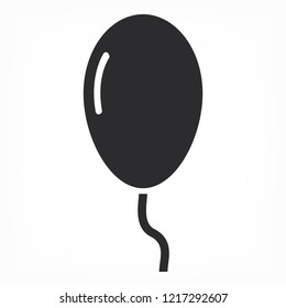 Vector icon balloon inflatable 10 EPS