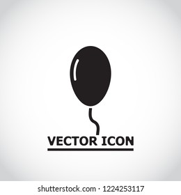 Vector icon balloon inflatable 10 EPS