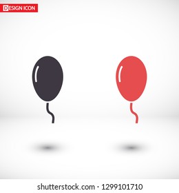Vector icon balloon inflatable 10 EPS