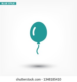 Vector icon balloon inflatable 10 EPS