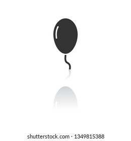 Vector icon balloon inflatable 10 EPS