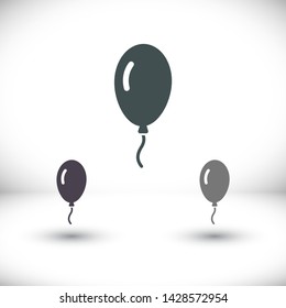 Vector icon balloon inflatable 10 EPS . Lorem Ipsum Illustration design