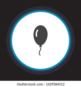 Vector icon balloon inflatable 10 EPS . Lorem Ipsum Illustration design