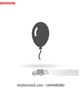 Vector icon balloon inflatable 10 EPS . Lorem Ipsum Illustration design