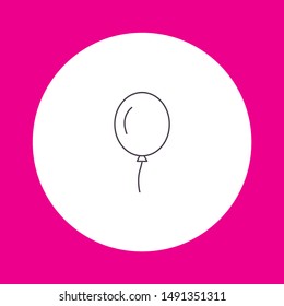 Vector icon balloon inflatable 10 EPS . Lorem Ipsum Illustration design