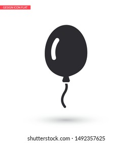 Vector icon balloon inflatable 10 EPS . Lorem Ipsum Illustration design