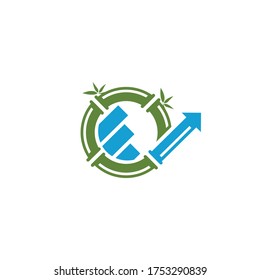 vector icon of bamboo finance logo