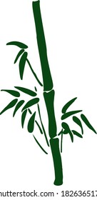 Icono vector de una planta de bambú