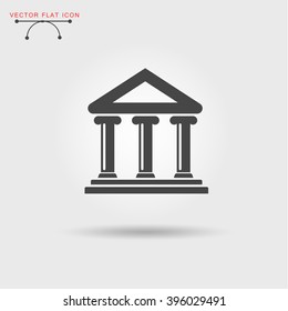 Vector icon. Bank picture