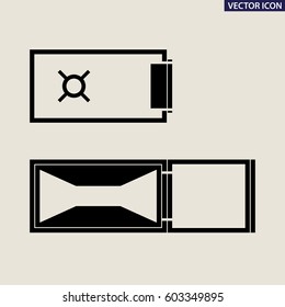 Vector icon of a banking cell.Trendy Simple vector symbol for web site design or button to mobile app. Logo illustration