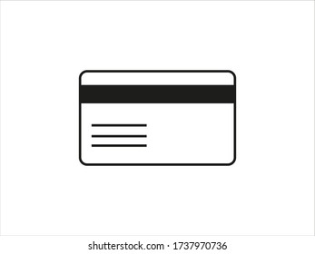 Vektor-Symbol, Bank, Plastikkarte
