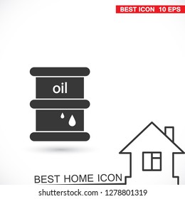 Vector icon barrel 10 EPS
