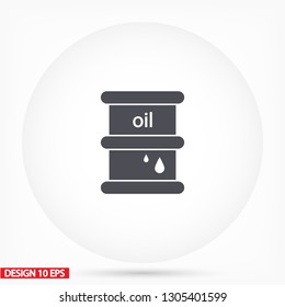 Vector icon barrel 10 EPS