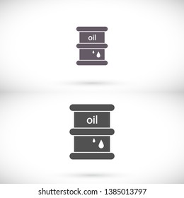 Vector icon barrel 10 EPS . Lorem Ipsum Illustration design