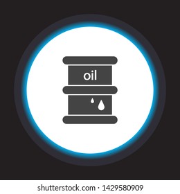Vector icon barrel 10 EPS . Lorem Ipsum Illustration design