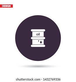 Vector icon barrel 10 EPS . Lorem Ipsum Illustration design