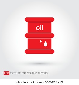 Vector icon barrel 10 EPS . Lorem Ipsum Illustration design